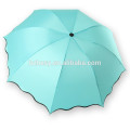 Tamanho grande azul do guarda-chuva da abóbada da forma 3 do laço